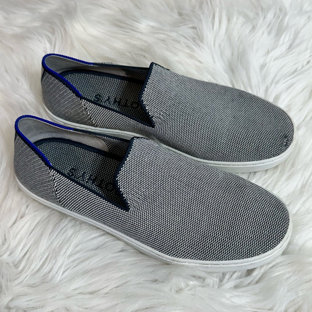 Rothy's The Slip On Sneaker Anchor Fabric Low Top Sneakers US 8.5